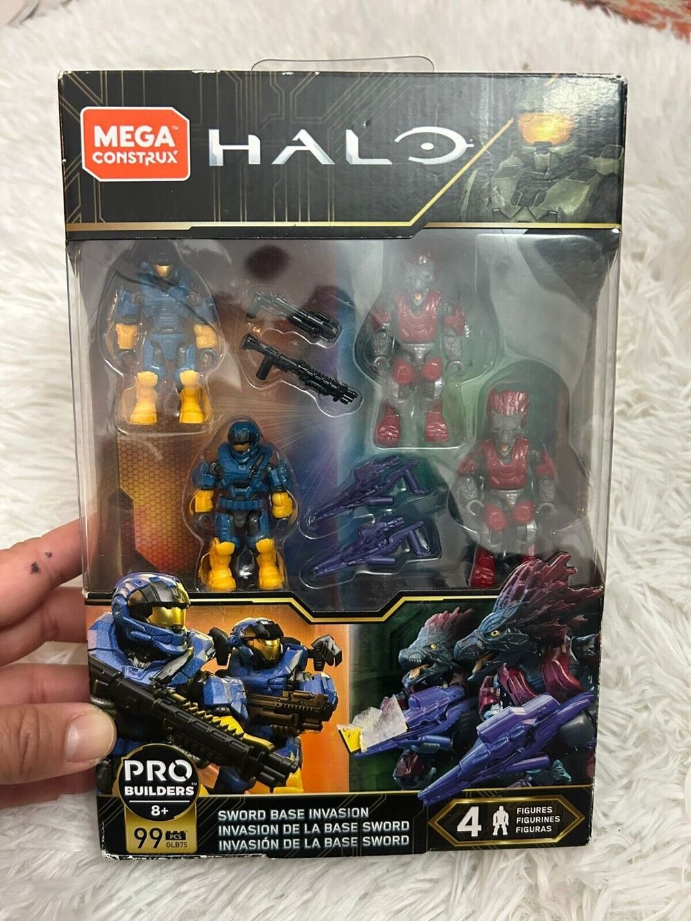 Mega Construx Halo Sword Base Invasion 4 figures action toy New